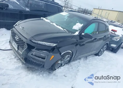 2020 Hyundai Kona Limited z USA, uszkodzony, nr VIN KM8K3CA52LU519247